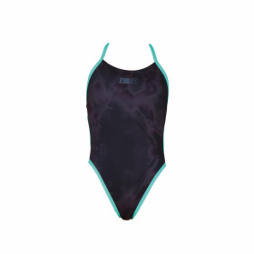 ZEROD Dark Shadows Tie & Dye - Maillot de bain Natation Femme 1 pièce