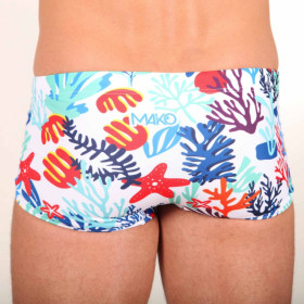 Mako CORAL WHITE Shorty  - Boxer Natation Homme