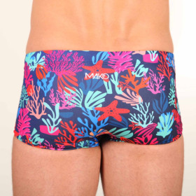 Mako  CORAL BLUE Shorty - Boxer Natation Homme