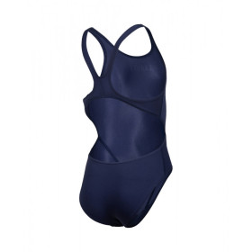 Arena Girls (6-14 ans) Team Swimsuit SOLID Swim Tech - Navy  White - Maillot Fille Natation