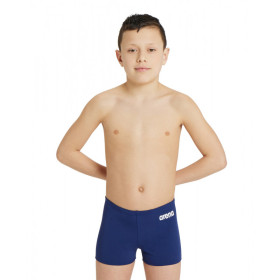 ARENA Boxer Boy's (6-14 ans) Team Swim SOLID Short Navy White - Boxer Junior Natation