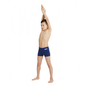 ARENA Boxer Boy's (6-14 ans) Team Swim SOLID Short Navy White - Boxer Junior Natation