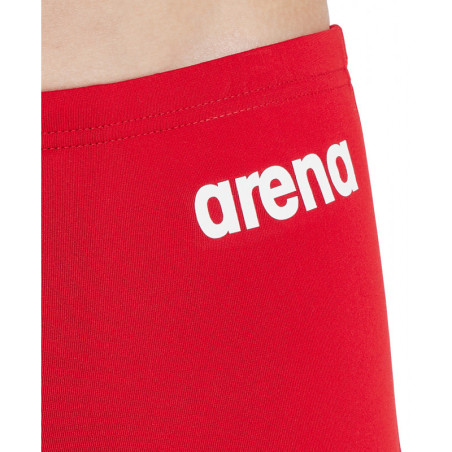 ARENA Boxer Boy's (6-14 ans) Team Swim SOLID Short Red White - Boxer Junior Natation