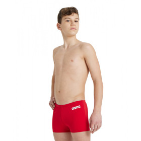 ARENA Boxer Boy's (6-14 ans) Team Swim SOLID Short Red White - Boxer Junior Natation