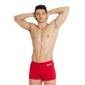 Arena Men's Team SOLID Short Red White - Boxer Natation Homme