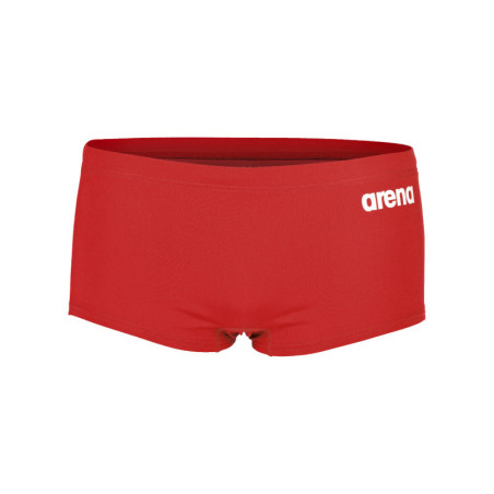 Arena Men's Team SOLID Low Waist Short Red White - Boxer Natation Homme