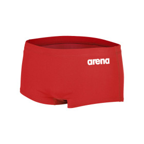 Arena Men's Team SOLID Low Waist Short Red White - Boxer Natation Homme 