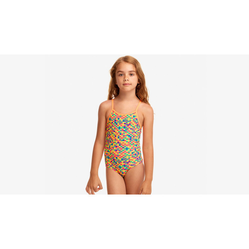 FUNKITA Toddler Fille (1-7 ans) Square Stare 1 pièce | Les4Nages