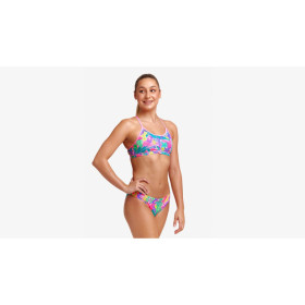 Funkita Fille (8-14 ans) Jungle Party  Strapped In - Maillot de bain Natation Fille 1 piece