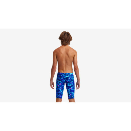 Funky Trunks Boy (8-12ans) Leaf Laser   - Jammer Natation Junior