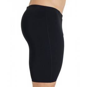 Arena MEN'S TEAM Swim Jammer SOLID Black White - Jammer Natation Homme