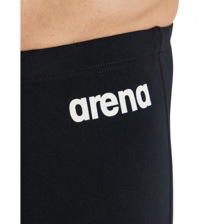Arena MEN'S TEAM Swim Jammer SOLID Black White - Jammer Natation Homme | Les4Nages Arena MEN'S TEAM Swim Jammer SOLID Black White - Jammer Natation Homme | Les4Nages
