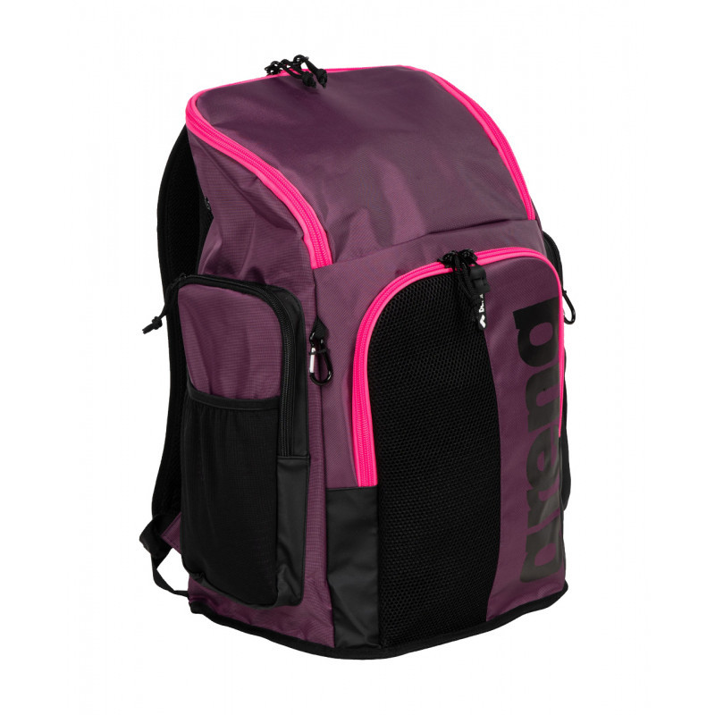 ARENA Spiky 3 Backpack 45 litres - Plum Neon Pink - Sac à Dos Natation, Sport et Piscine