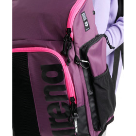 ARENA Spiky 3 Backpack 45 litres - Plum Neon Pink - Sac à Dos Natation, Sport et Piscine