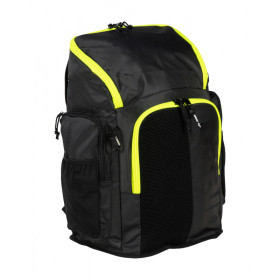 ARENA Spiky 3 Backpack 45 litres - Dark Smoke Neon Yellow - Sac à Dos Natation, Sport et Piscine