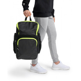 ARENA Spiky 3 Backpack 35 Dark Smoke Neon Yellow - Sac à Dos Natation & Piscine