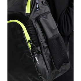 ARENA Spiky 3 Backpack 35 Dark Smoke Neon Yellow - Sac à Dos Natation & Piscine