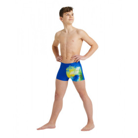 ARENA Boxer Boy's (6-14 ans) SWIM SHORT Placement Royal Multi - Boxer Junior Natation