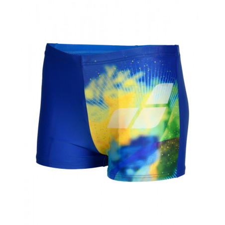 ARENA Boxer Boy's (6-14 ans) SWIM SHORT Placement Royal Multi - Boxer Junior Natation | Les4Nages