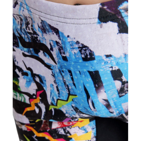 ARENA jammer Boy's (6-14 ans) BOY'S SWIM JAMMER Placement Black Multi | Les4Nages