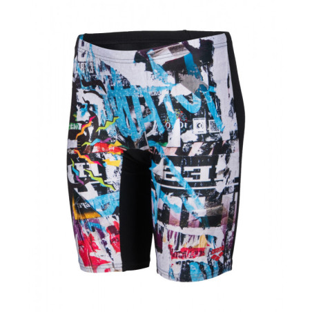 ARENA jammer Boy's (6-14 ans) BOY'S SWIM JAMMER Placement Black Multi | Les4Nages