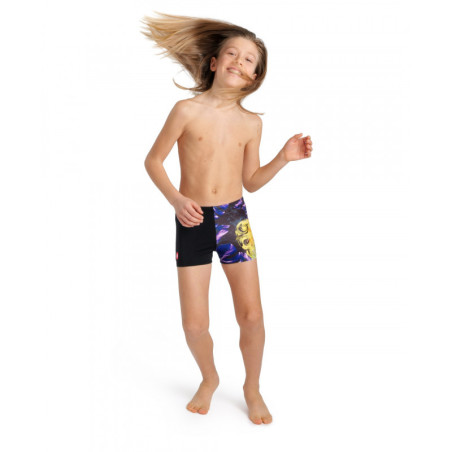 ARENA Boxer Boy's (6-14 ans) BOY'S  CRAZY Swim Short Placement Black Multi