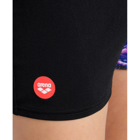 ARENA Boxer Boy's (6-14 ans) BOY'S CRAZY Swim Short Placement Black Multi | Les4Nages
