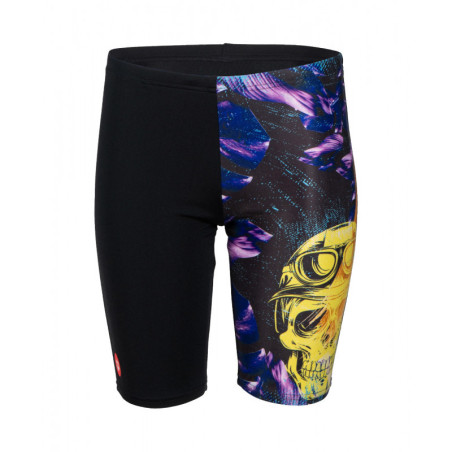 ARENA jammer Boy's (6-14 ans) CRAZY SWIM JAMMER Placement Black Multi | Les4Nages