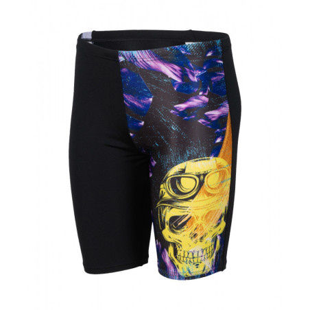 ARENA jammer Boy's (6-14 ans) CRAZY SWIM JAMMER Placement Black Multi | Les4Nages