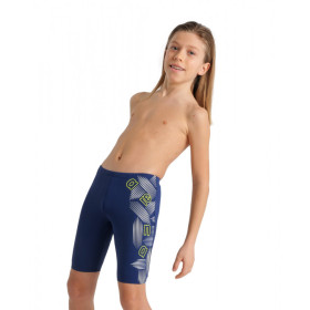 ARENA Boy's (6-14 ans) Swim Jammer Graphic Navy