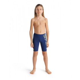 ARENA Boy's (6-14 ans) Swim Jammer Graphic Navy