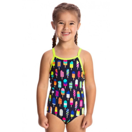 Funkita Toddler Frosty Fruits - Maillot Fille 1 à 6 ans