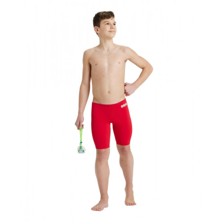 ARENA Boy's (6-14 ans) TEAM Swim Jammer Solid Red White | Les4Nages