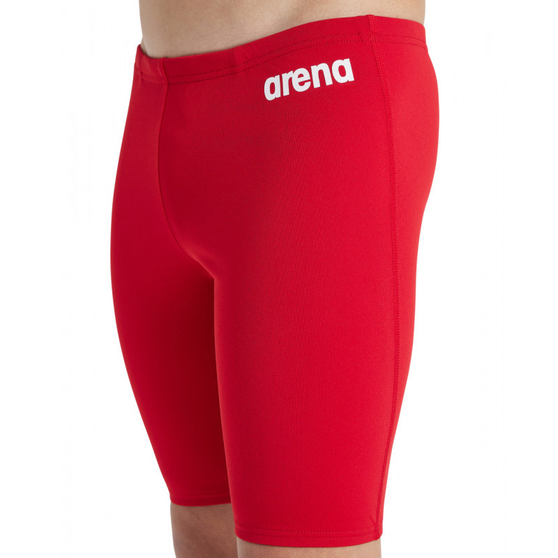 ARENA Boy's (6-14 ans) TEAM Swim Jammer Solid Red White | Les4Nages
