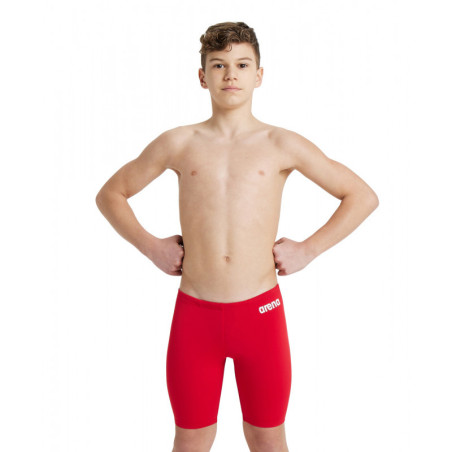 ARENA Boy's (6-14 ans) TEAM Swim Jammer Solid Red White | Les4Nages