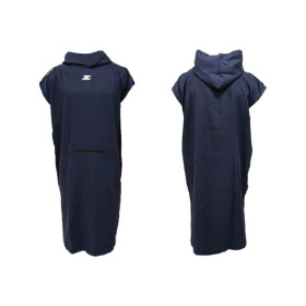 Poncho ZEROD Transition Towel Navy - Peignoir  microfibre sortie de l'eau