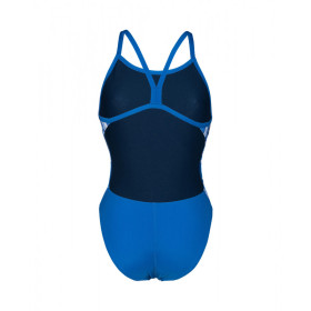 Arena Womens Swimsuit Challenge Back Marbled Royal Royal Multi -  Maillot Natation Femme 1 piece