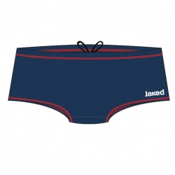 Jaked MILANO Navy / Red - Boxer Natation Homme