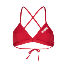 Haut de Maillot 2 pièces ARENA SOLID Team Swim Top Red