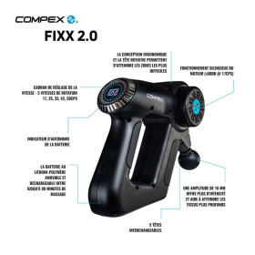 COMPEX MASSEUR FIXX 2.0 - PISTOLET de massage