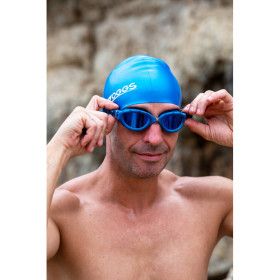 ZOGGS Predator Flex Titanium Blue Blue Mirrored Blue Smaller Fit - Lunettes Natation et Triathlon