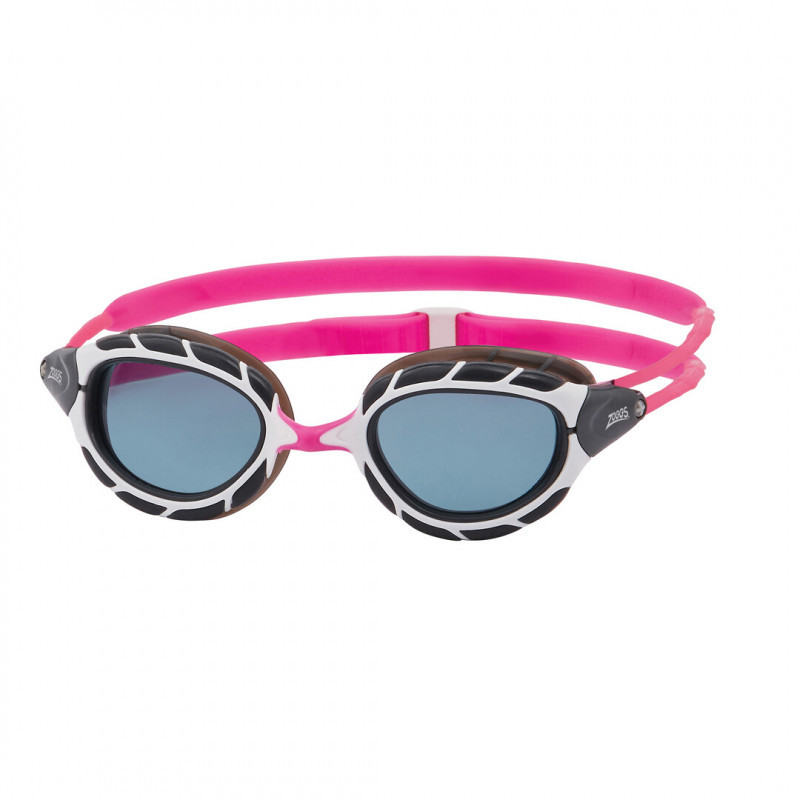 ZOGGS Predator Pink White Tint Smoked Silver Smaller Fit - Lunettes Triathlon et eau libre