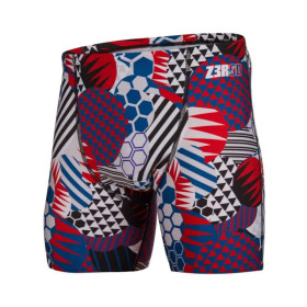 ZEROD BOXER Patchwork - Aquashort boxer Natation Homme