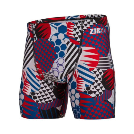 ZEROD BOXER Patchwork - Aquashort boxer Natation Homme | Les4Nages