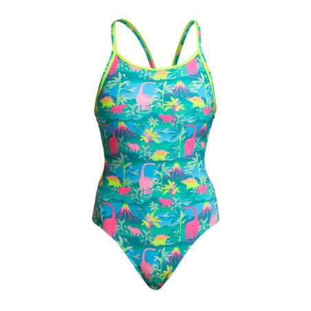 Funkita Prehistoric Party - Diamond Back - Maillot de bain Femme Natation 1 piece | Les4Nages Funkita Prehistoric Party - Diamond Back - Maillot de bain Femme Natation 1 piece | Les4Nages
