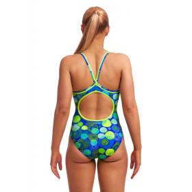 Funkita Blue Bottle - Diamond Back - Maillot de bain Femme Natation 1 piece