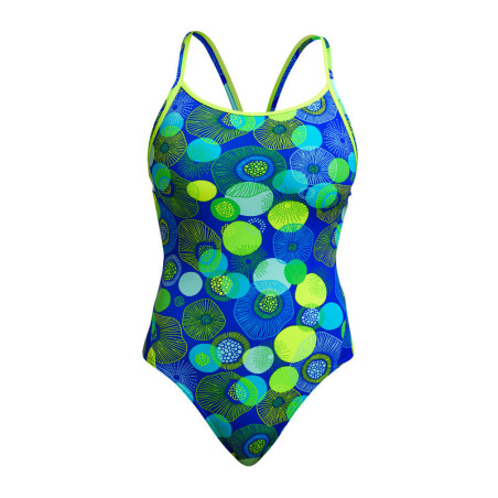 Funkita Blue Bottle - Diamond Back - Maillot de bain Femme Natation 1 piece | Les4Nages Funkita Blue Bottle - Diamond Back - Maillot de bain Femme Natation 1 piece | Les4Nages
