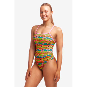 Funkita Lying Cheet  - Single Straps - Maillot de bain Femme Natation 1 piece