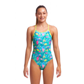 Funkita Fille (8-14 ans) Prehistoric Party Diamond Back - Maillot de bain Natation Fille