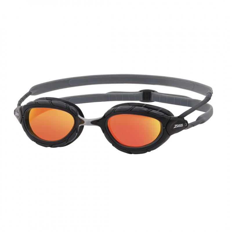 ZOGGS Predator Flex Titanium Grey Black Mirror Orange Smaller Fit Fit- Lunettes Natation et Triathlon ZOGGS Predator Flex Titanium Grey Black Mirror Orange Smaller Fit Fit- Lunettes Natation et Triathlon